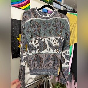 Xpressions Worldwide Multicolor Vintage Style Sweater